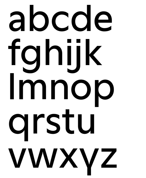 Attribut, typeface